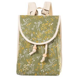 Floral Embroidered Backpack Purse for Women Small Travel Handbag Shoulder🦛